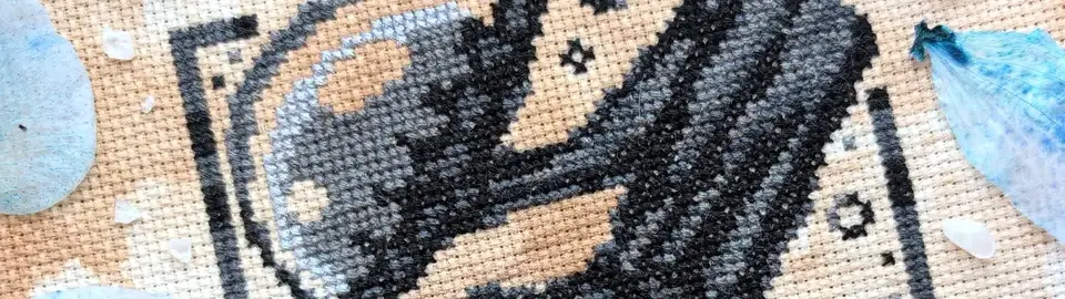 A cropped horizontal banner of the pattern Lum Shroom.