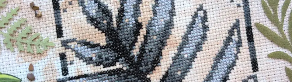 A cropped horizontal banner of the pattern Parlour Hand.